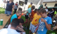 Kolesarska tekma za zlato čipko 9.7.2016